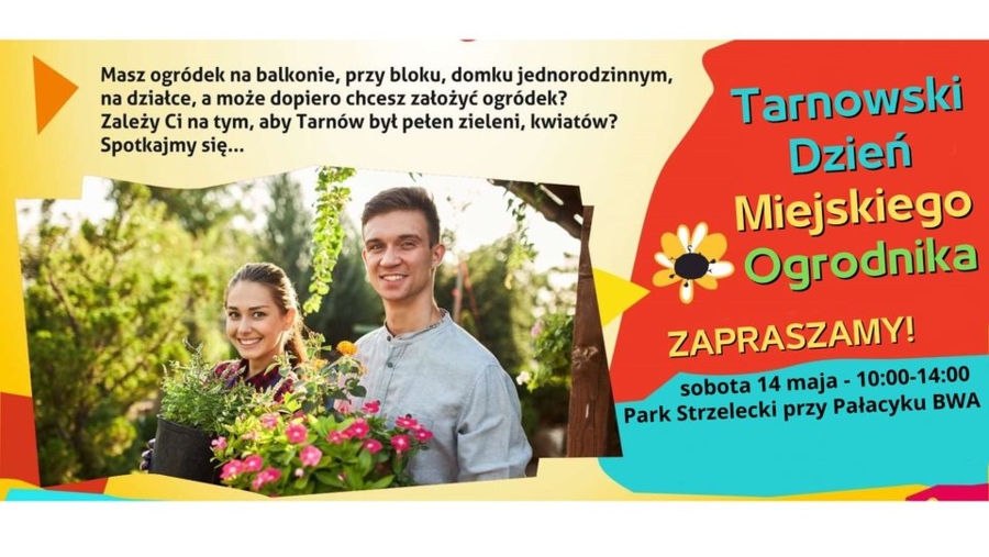 Plakat I Tarnowskiego Dnia Miejskiego Ogrodnika